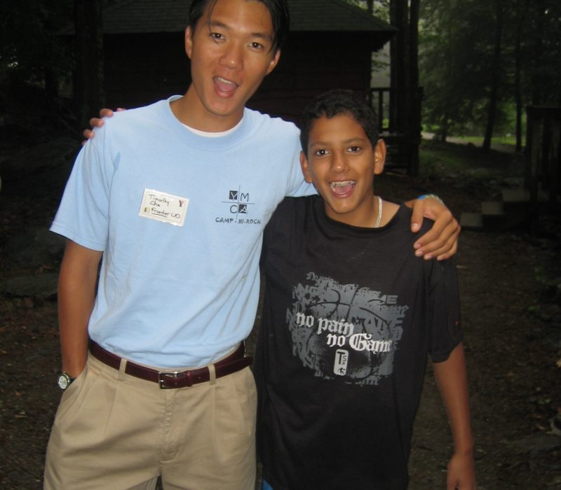 Tim-and-camper-side-hug
